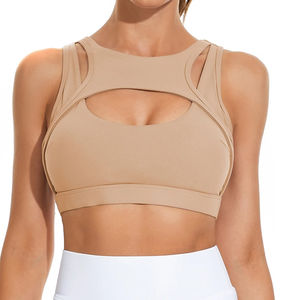 Soutien-gorge de sport élégant pour femme, conçu avec un tissu doux et respirant, séchage rapide, confort optimal, finition sans coutures et maintien durable pour l'entraînement. - Product Image 2