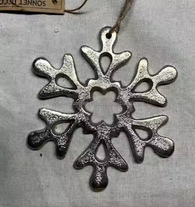 Usine directe vente à la main en métal étoile pour fenêtre suspendue grande qualité avec des prix inférieurs ornement de noël - Product Image 2