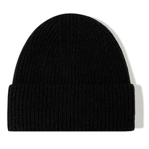 Gorro de Invierno Gris de Punto Acanalado con Bordado, Borde Plegable, Transpirable, Impermeable, para Clima Frío, Uso Casual al Aire Libre - Product Image 2