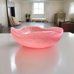 Tazón de Resina Pulida Moderno y Ecológico de Lujo con Diseño de Conchas Onduladas Integradas, Hecho a Mano, Apto para Lavavajillas, para Decoración de Bodas y Regalos - Product Image 6