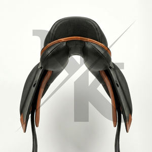 Silla de montar inglesa de cuero genuino, cómoda, en varios colores, producto para equitación, productos de carreras de caballos ingleses de la India. - Product Image 3