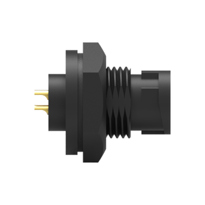 Conector Impermeable IP67 de Latón de 4 Pines con Carcasa de Nailon, Bloqueo Frontal y Tipo Soldadura - Product Image 6