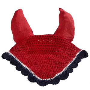 Cache-oreilles respirant en coton pour cheval, bonnet anti-mouches, cache-oreilles en crochet, atténuateur de bruit, équipement d'équitation - Product Image 3