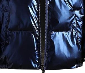 Solid Color High Shiny Glossy Puffer <b>Jacket</b> Windproof <b>Waterproof</b> Bubble <b>Jacket</b> Oversized Streetwear Men <b>Winter</b> Hoodie Breathable - Product Image 5