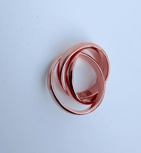 Bague en cuivre de qualité supérieure, fabriquée à la main, de luxe, très demandée, élégante, en cuivre pur pour femmes - Product Image 5