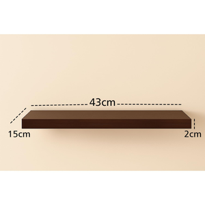 Étagère murale flottante en bois sculpté Smart Art pour salon, bibliothèque, décoration murale de cuisine, bois d'ingénierie, lot de 2 - Product Image 3