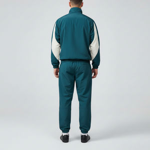 Chaqueta Deportiva Cortavientos Ligera Unisex con Capucha, Estilo Urbano, con Logotipo Personalizado OEM, Diseño de Bloques de Color, para Correr, con Cierre - Product Image 2