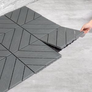 27 Pack 11.8"x11.8" Plastic <b>Interlocking</b> Deck <b>Tiles</b> 20mm Thick Waterproof PP Material for Indoor & Outdoor Patio <b>Floor</b> Decking - Product Image 3
