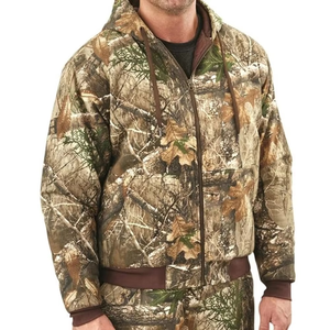 Chaqueta de Caza para Exteriores GRACE SIGN GS-HW, Chaqueta de Invierno Cálida con Camuflaje, Chaqueta Soft Shell Unisex de Talla Grande con Forro de Poliéster, Venta al por Mayor - Product Image 1