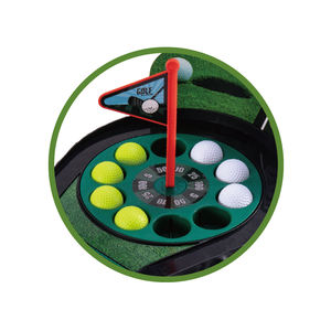Juego de golf para niños con máquina de retorno automático, portátil para sala de juegos o jardín - Product Image 2