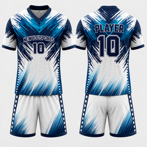 Conjunto de Camiseta de Fútbol Personalizada, Uniforme de Fútbol Sublimado con Nombre y Número - Product Image 1