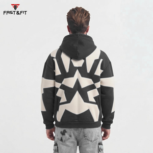Collection Hiver 2026 – Sweats à Capuche Homme 100% Coton Séchage Rapide Respirant Coupe Ample Couleur Unie Léger Logo Personnalisé - Product Image 2