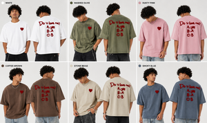 เสื้อยืดโอเวอร์ไซส์ปักลายเชนิลล์แบบกำหนดเอง สำหรับผู้ชายและผู้หญิง สไตล์วินเทจ ผ้าคอตตอนเนื้อหนัก ทรงบ็อกซี่ สตรีทแวร์ ยูนิเซ็กส์ รับผลิตแบบ OEM ODM - Product Image 3