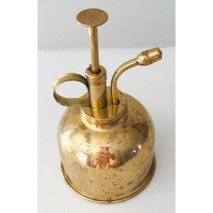 Set Of Two Plant Pump Stylish unique Brass Watering Can With Metal Pump Durable Design For <b>Gardening</b> - Product Image 2