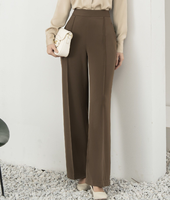 Pantalones de Traje Formales para Mujer al por Mayor, Ecológicos, Elásticos, de Corte Recto y Largo Completo