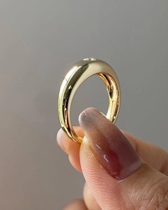 Anillo Vintage con Diamante Cultivado en Laboratorio con Corte Corazón Gitano, Banda de Oro Sólido de 14K con Engaste de Bisel, Anillo Antiguo de Una Sola Piedra, Anillo de Promesa y Boda - Product Image 3