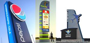 Custom Non-Illuminated Pylon Signs | Double-Sided <b>Freestanding</b> Totem Signage | Premium Outdoor Pole Signs Bluetooth Advertising - Product Image 6