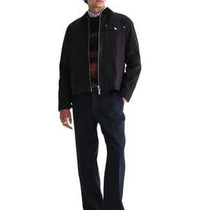 Veste en jean vintage personnalisée pour homme, style usé, tendance streetwear, veste de travail en toile de coton - Product Image 5