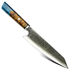 Wholesale Customized Kitchen Chef <b>Knife</b> Handmade Damascus Steel Blade Ambidextrous Resin Handle Sheath Dishwasher <b>Safe</b> OEM/ODM - Product Image 1