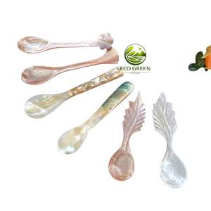 Cuchara de Nácar Natural Hecha a Mano, Cuchara de Concha para Caviar, Cuchara de Lujo para Té y Café, Ecológica, Regalo para Cocina y Comedor - Product Image 5