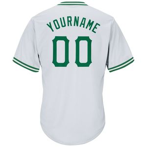 Maillot de baseball personnalisé blanc à col en V pour homme, manches courtes, impression du nom de l'équipe, vêtements de sport en polyester anti-humidité - Product Image 6