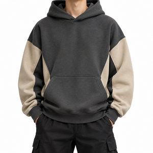 Sudaderas Extra Grandes para Hombre, Sudaderas con Capucha de Corte Amplio, Ropa Informal y Cómoda, Forro Polar de Algodón, Tejido de Algodón Cálido - Product Image 5