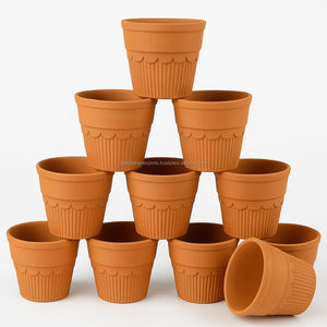 Precio al por mayor Terracotta Kulhad, taza de arcilla desechable de gran stock para té y café, envío rápido - Product Image 2