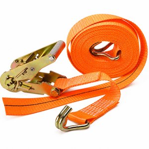 Truck <b>Cargo</b> Securing Ratchet Tie Down Strap Polyester 25mm 800kg Heavy Duty for Load Restraint OEM Factory Direct Supply - Product Image 1