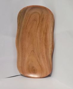 Bandeja de Almacenamiento Rectangular de Madera con Acabado Pulido, un Solo Compartimento, Apta para Lavavajillas, Diseño Minimalista para Baño y Escritorio - Product Image 3