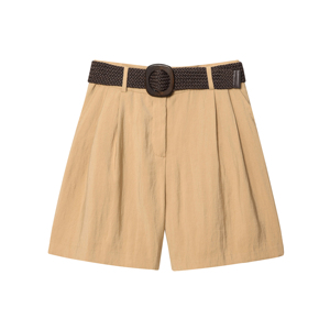 Shorts de Verano para Mujer, Casuales, con Cierre de Cremallera, Color Sólido, con Bolsillos, 5 Colores Disponibles - Product Image 1