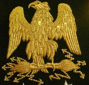 Insignias bordadas con hilo de oro, hechas a medida, para coser o planchar, bandera bordada con hilo de oro hecha a mano. - Product Image 2