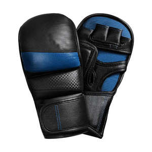 Gants de sparring MMA personnalisés 4oz, demi-doigts, pour boxe et grappling, entraînement d'arts martiaux - Product Image 1