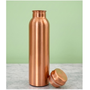 Direct Factory Copper <b>Water</b> <b>Bottle</b> Eco-Friendly <b>BPA</b> <b>Free</b> Hammered Finish Portable Drinkware Vintage Style Travel Use - Product Image 4