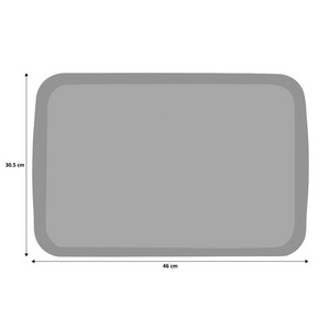 Bandeja de Servir de Madera Estilo Rústico, Bandeja Otomana de Madera Maciza Premium para Desayuno - Product Image 2