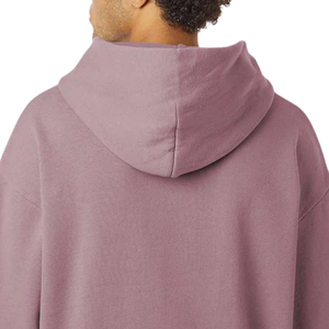 เสื้อฮู้ดดี้ผู้ชาย น้ำหนักปานกลาง 280 กรัม สีออร์คิด ผ้าฝ้ายฟลีซพรีเมียม สวมใส่สบาย สไตล์สตรีทแวร์ รับสกรีนโลโก้ รับผลิตแบบ OEM ODM - Product Image 4