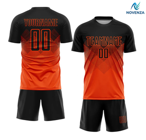 เสื้อฟุตบอลสั่งทำขายส่ง แขนสั้น แบบซับลิเมชั่น ชุดทีม ปรับแต่งสีได้ ชุดกีฬา - Product Image 3