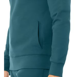 เสื้อฮู้ดผู้ชายผ้าฟลีซ สวมใส่สบาย สไตล์สตรีทแวร์ ทรงหลวม แฟชั่นคนเมือง ขายส่ง OEM เสื้อผ้าฤดูหนาว - Product Image 5