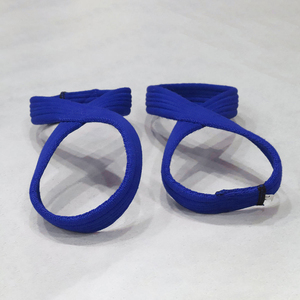 Sangles de musculation en coton robustes pour l'entraînement de la force (Fig. 8) – Sangles de poignet réglables pour les rameurs et les soulevés de terre – Fabricant en gros - Product Image 3