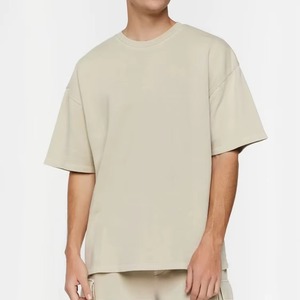 Camisetas de Manga Corta con Cuello Redondo, Estilo Urbano, Hombros Caídos, para Hombre, Camiseta Oversize de Manga Corta para Hombre - Product Image 3