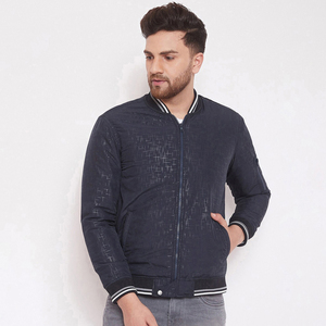 Custom Blank Embroidery Stand Collar College Varsity <b>Baseball</b> <b>Bomber</b> <b>Jacket</b> 100% Satin Unisex Front - Product Image 5