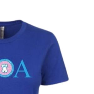 Jack and Jill Philadelphia T-shirt à manches courtes bleu royal pour femme, en coton, décontracté, confortable, pour tous les jours, vêtements pour événements - Product Image 3