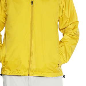 High Quality Men's Winter Hooded <b>Windbreaker</b> Jacket Waterproof Lightweight Unisex with Front Logo - Product Image 3