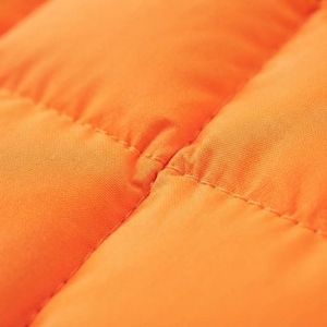 Chaqueta Acolchada con Capucha para Hombre, Color Naranja, Cortavientos, Informal, para Invierno, con Relleno de Poliéster, Cierre de Cremallera, Corte Regular - Product Image 5