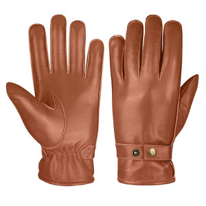 Factory Wholesale Women's Winter Genuine Leather <b>Gloves</b> with Stylish <b>Touch</b> <b>Screen</b> Knitted Lining for Daily & Outdoor Party - Product Image 1