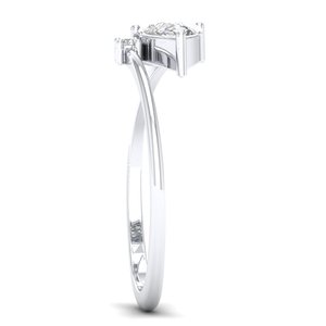 Anillo de Diamante Cultivado en Laboratorio REYES, Corte Pera, 0.77 Quilates, HPHT CVD, Personalizado, Oro 14K, 18K, 22K, Regalo de Boda, Joyería Fina - Product Image 3
