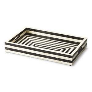 Hot Selling Luxury Handcrafted Bone Inlay Serving Tray Unique Bone <b>Mosaic</b> Pattern Single <b>Piece</b> Bone Work Decorative Tray - Product Image 5