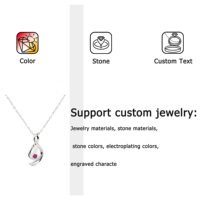 Collier tendance en argent 925 pour femmes, chaîne et pendentif combinés, léger avec des accents de zircon