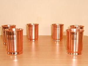 Verres en cuivre de qualité alimentaire, gobelets métalliques sûrs pour l'eau, les jus, les cocktails, durables, réutilisables, écologiques, vaisselle de cuisine. - Product Image 4
