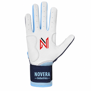 Gants de frappeur de baseball en cuir de vachette de qualité supérieure, à manchette longue, fabrication sur mesure, OEM ODM, marque privée, approvisionnement direct usine 2026 - Product Image 3