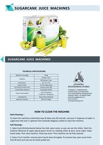 Máquina de Jugo de Caña de Azúcar Comercial de Alta Resistencia y Calidad Premium para Extracción de Jugo de Caña Natural Fresco, Disponible en Grandes Cantidades - Product Image 5